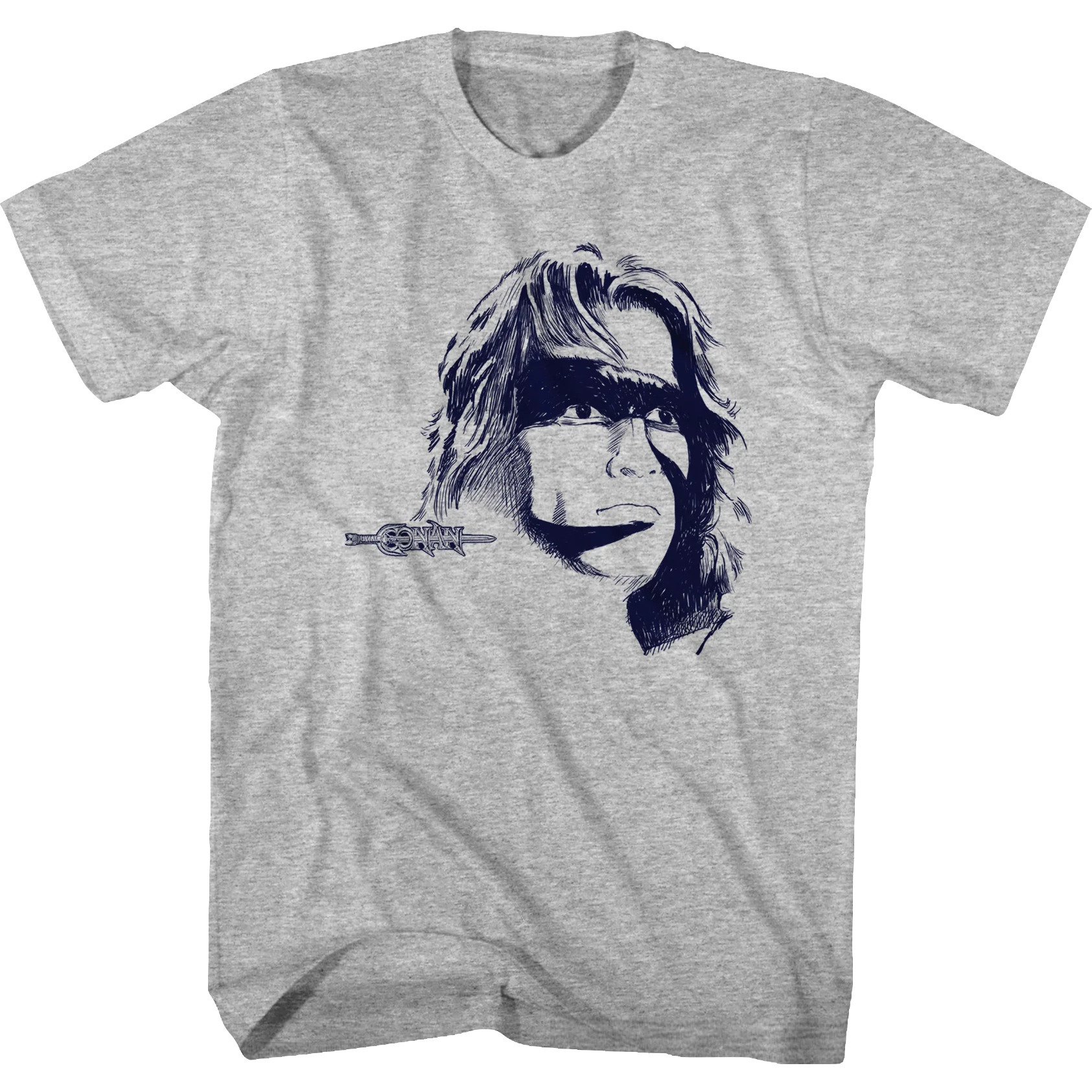 Cimmerian Sketch Conan The Barbarian Tshirt